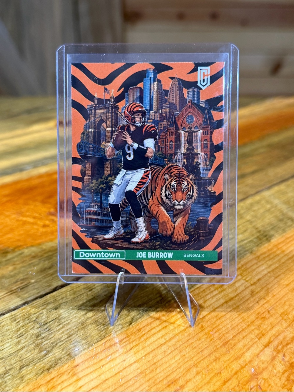 Joe Burrow Cincinnati Bengals Custom Football Card